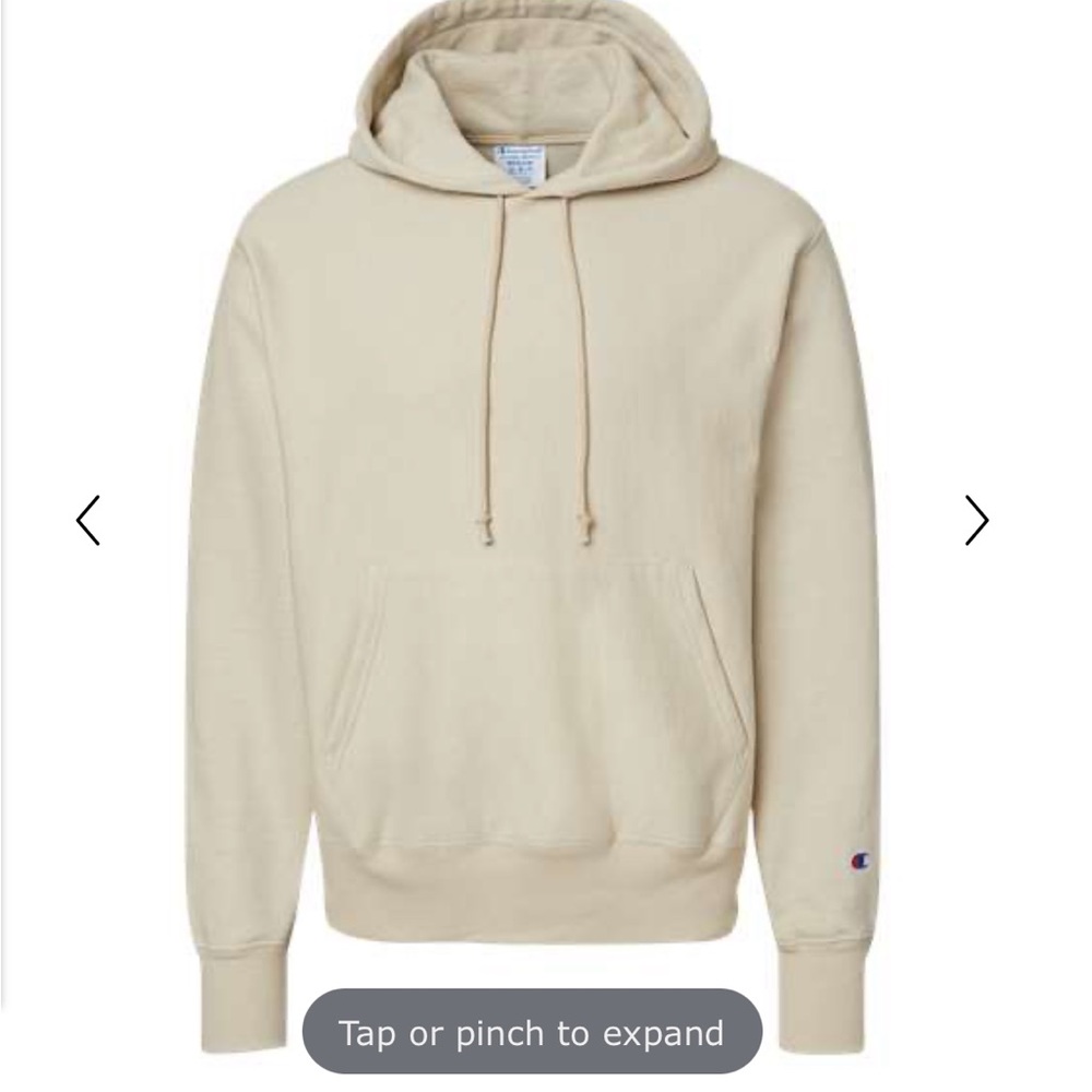 Men’s Champion Large Reverse Weave Hooded Sweatshirt!